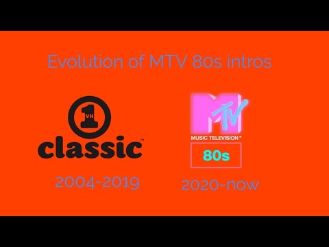 Evolution of MTV 80s intros (2004-now)