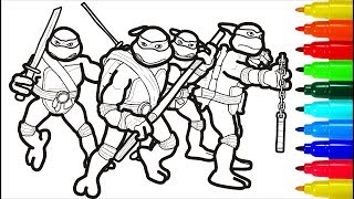 TMNT Ben 10 Coloring Pages | Colouring Pages for Kids
