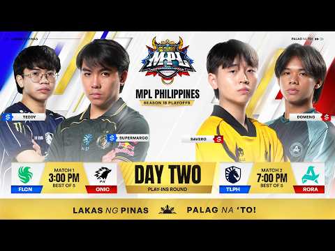🔴 LIVE | MPL PH S18 | ENGLISH - Playoffs Day 2