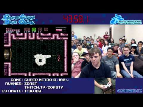 Super Metroid - SPEED RUN in 1:19:55 (100%) by zoast [SNES] #SGDQ 2013