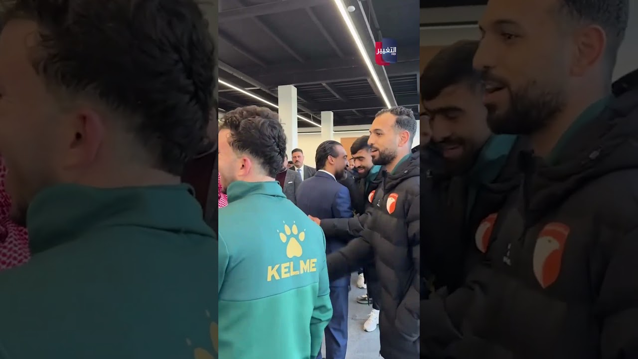فيديو | محمد الحلبوسي ومحمد تميم وهيبت الحلبوسي في زيارة إلى نادي الگرمة