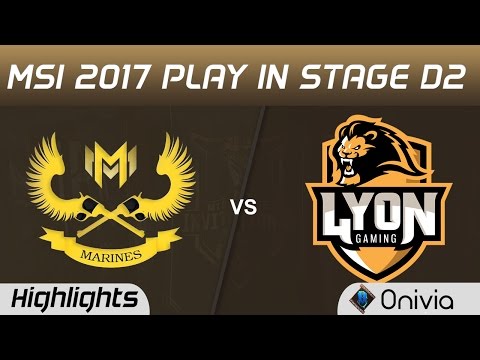 GAM vs LYN Highlights MSI 2017 Play In Stage D2 Marine Esports vs Lyon Gaming by Onivia