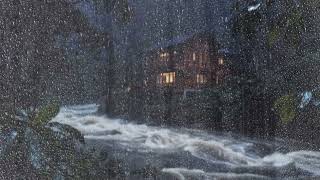 Gentle Rain at Night, Rain Sounds for Relaxing Sleep, Insomnia, Meditation, Studying, PTSD