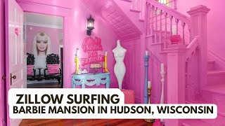 Zillow Surfing: Super Pink Barbie Mansion in Hudson, Wisconsin $1.1 Million