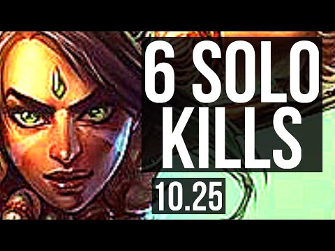 NIDALEE vs RENGAR (JUNGLE) | 6 solo kills, 500+ games, 1.1M mastery | EUW Diamond | v10.25