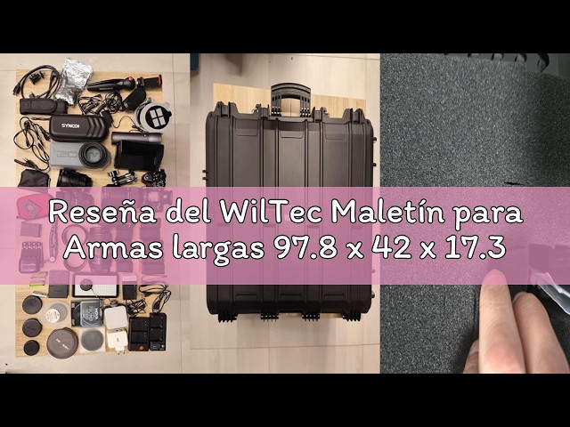 Vídeo relacionado con WilTec Maletín para Armas largas 123,5 x 26,5 x 11 cm con Espuma pre-Cortada Compacto y Ligero de PP para Transporte Seguro de Rifles y escopetas con asa ergonómica