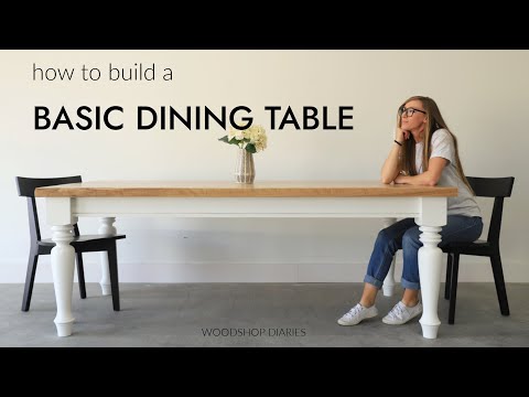 How to Build a Basic Dining Table | Rebuilding a 7 Year Old Project