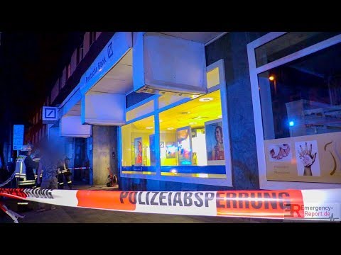 [VERSUCHTE GELDAUTOMATENSPRENGUNG IN DÜSSELDORF] - Großfahndung der Polizei nach den Tätern -