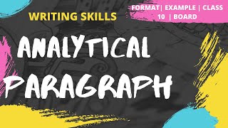 Analytical Paragraph | How to write Analytical Paragraph | Format | Example | Exercise