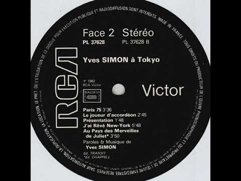 Yves Simon & Transit-Express "Paris 75" (live at Bunkyo Kokaido Hall) 1982 RCA Victor