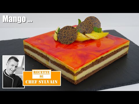 Mango‑Chocolate Entremet