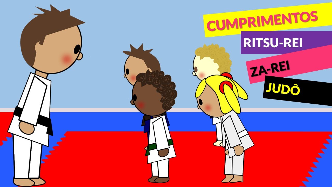 Greetings in Judo (Children's Judo) Ritsu-Rei Za-Rei | Judoquinhas