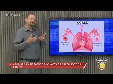 Alerta Saúde com o tema diagnóstico e tratamento da asma