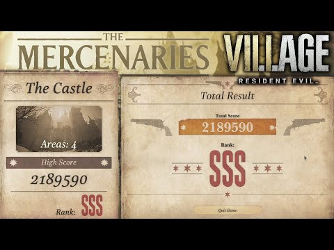 Resident Evil Village Mercenaries - The Castle SSS Rank Walkthrough