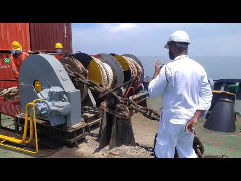 How to let go an anchor - Anchor dropping Step by step procedure