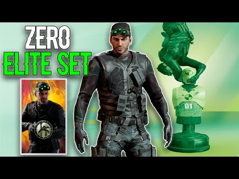 ZERO "Splinter Cell" Elite Set MVP ANIMATION - IN-GAME SHOWCASE - Weapon Skins - Rainbow 6 Siege