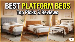 TOP 5 Best Platform Beds 2026 | Best bed frame