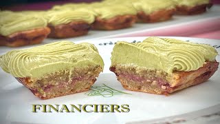 Pistachio Financiers (Vegan, Gluten Free)