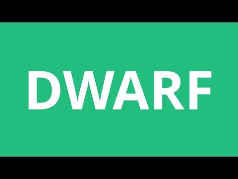 Part of a video titled How To Pronounce Dwarf - Pronunciation Academy - YouTube