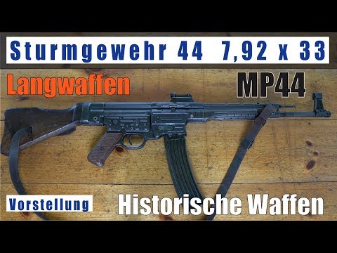 Sturmgewehr 44 STG44 MP44 short presentation German MP43 7.92 x 33 short
