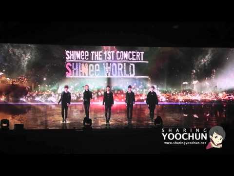 110910 SHINee 1st Concert SG  |  Intro + SHINee World