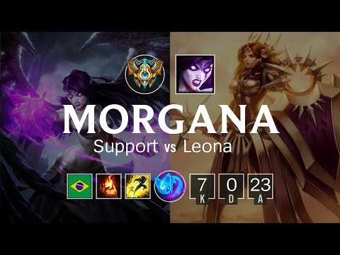 Morgana Support vs Leona - BR Challenger Patch 8.8