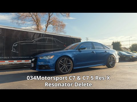 Sound Clips: Audi C7 & C7.5 S6 4.0TT Res-X Resonator Delete