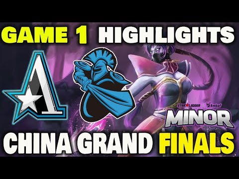 TEAM ASTER VS NEWBEE Game 1 SLI Minor Season 3 China Qualifier Grand Finals