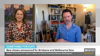 Something For Kate - Paul Dempsey interview, ABC News Breakfast - 28 July 2021
