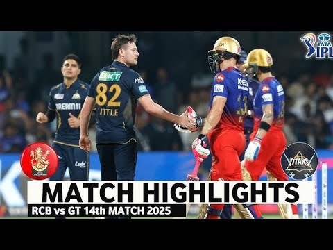 Gujarat Titans vs Royal Challengers Bangalore Full Highlights, GT VS RCB IPL 2025 Full Highlights