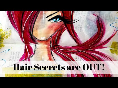 Secret to Painting Fabulous Hair ~ 5 Fun & Easy Step-by-Step Hair Tutorials!