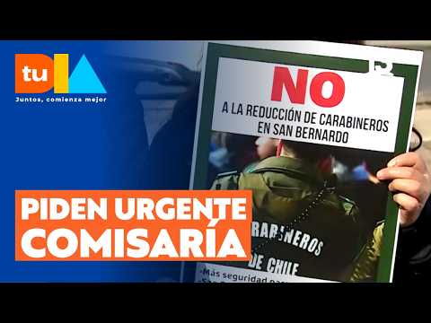 Vecinos de San Bernardo piden que se concrete la construcción de Comisaría: Tienen terreno y fondos
