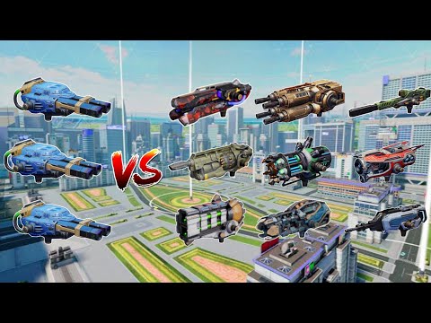 WR🔥 New Weapon Murix VS All T4 Weapon Comparison ||WAR ROBOTS||