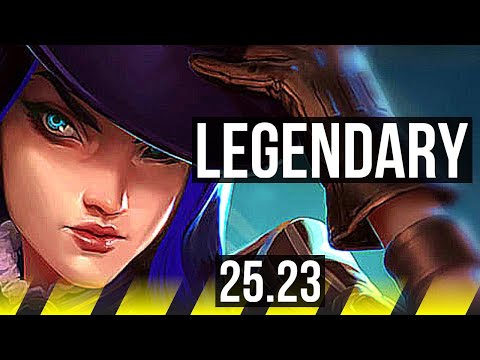 CAITLYN & Blitzcrank vs SAMIRA & Jarvan IV (ADC) | Legendary | KR Master | 25.23