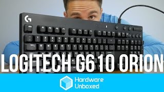 Video thumbnail for Logitech G610 Orion: Review by Hardware Unboxed