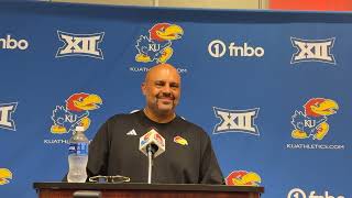 KU Linebacker's Coach Chris Simpson press conference 8-10-26