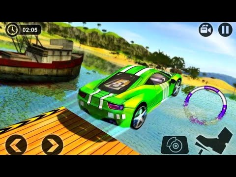 Floating Water Surfer Car Driving- Beach Racing | Best android games 2021