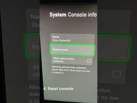Xbox One factory reset.    #consolegaming  #xboxone