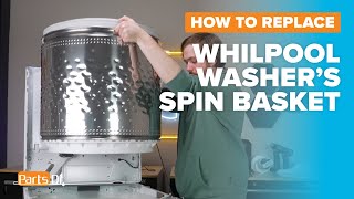 How to Remove Inner Tub Spin Basket (part # W11513243) on Your Whirlpool Maytag Amana Washer