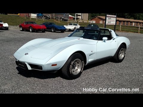 1978 Light Blue Corvette L48 For Sale Video