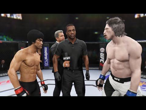 Bruce Lee vs. Old Vampire - EA Sports UFC 2 - Crazy UFC 👊🤪