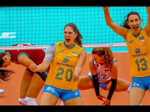 Monster Blocker Ana Beatriz (Brazil vs. Serbia) | World Cup 2019