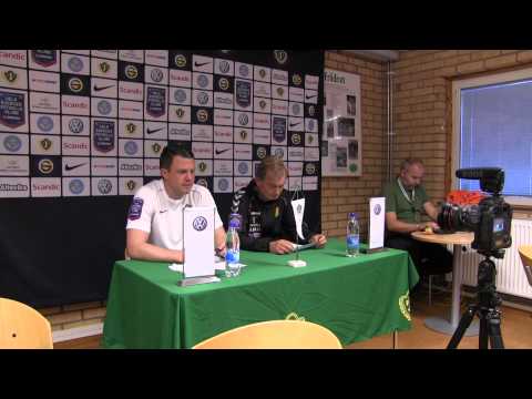 Presskonferens efter Jönköpings Södra IF - GAIS