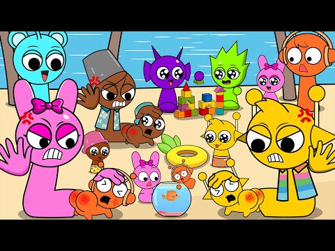 Sprunki But Dad Is Angry ~ Part 25 - 39 | Animation Compilation | Sprunki Funny Animation