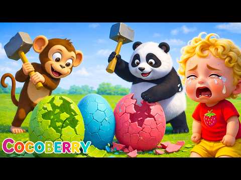 Naughty Monkey Stole Eggs 🐒🐼🥚 Revenge Mission! 🧨 | Steal Everything from Old Man’s | Cocoberry TV