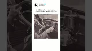 ▶️ In 1959, You Could Brew Coffee While Driving a Volkswagen