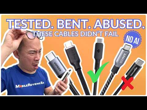 Top 3 USB-C Cables Of 2025 - I Bent These Cables Over 1 Million Times!