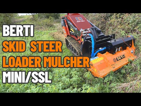 SKID STEER LOADER MULCHER | BERTI MINI SSL