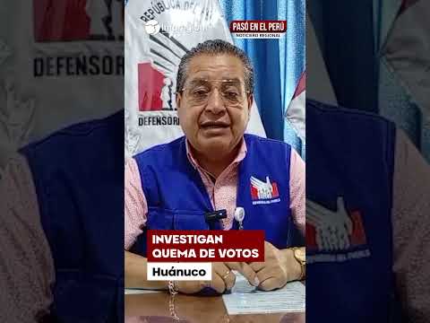 Huánuco: Disturbios electorales y votos quemados bajo investigación en Cauri