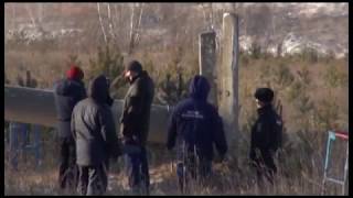 В районе Утеса по неизвестным пока причинам упала опора ЛЭП